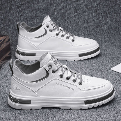 🔥【50% off】👟【39-44】2025 oddychające, skórzane, męskie, płaskie buty biznesowe
