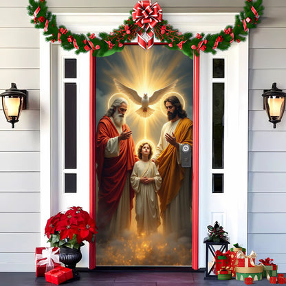 【Compra 1 y llévate 1 gratis】🎄Oferta anticipada de Navidad: 50 % de descuento en 🎅Decoraciones navideñas para puertas🎅