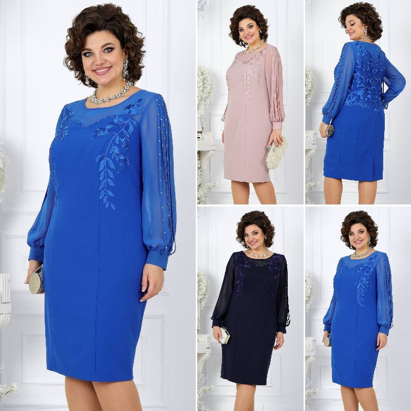 【🏆Najlepiej sprzedające się produkty】🔥【S-5XL】2025 nowa, jesienna i zimowa, elegancka i wygodna koronkowa sukienka