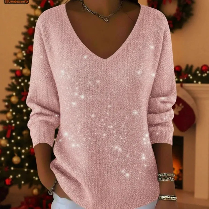 💥🔥【S-5XL】Marzący sweter z dzianiny z gradientowym wzorem gwiaździstego nieba