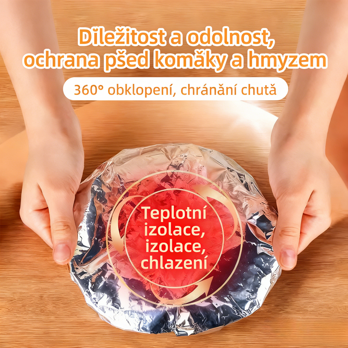 📢📢 SLEVA 50 %! ⏰【100 díly】 Izolační kryt z hliníkové fólie