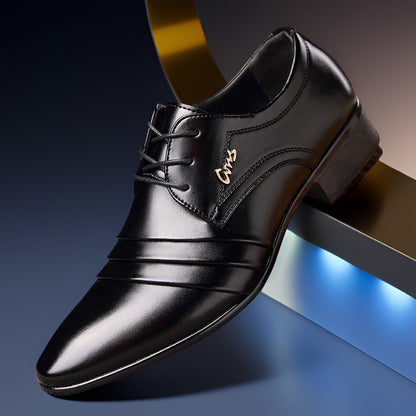 【38-48】Nowe męskie skórzane buty biznesowe