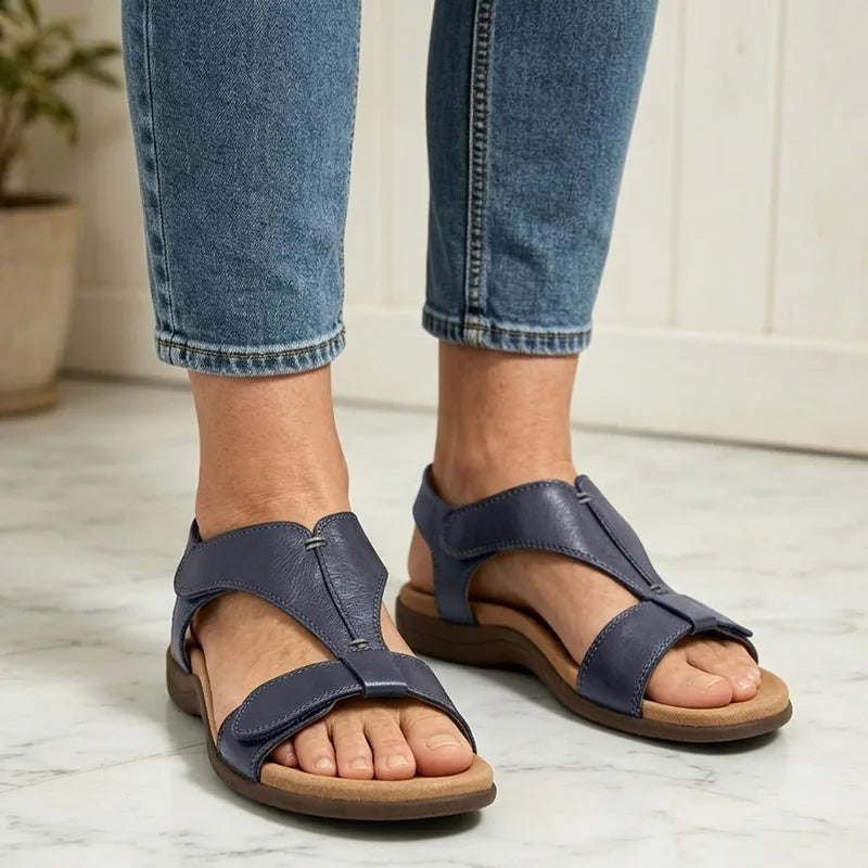 ✨Poslední den slevy 50 %! 【36-43】Letní sandály s měkkou podrážkou a oporou klenby, ležérní a pohodlné