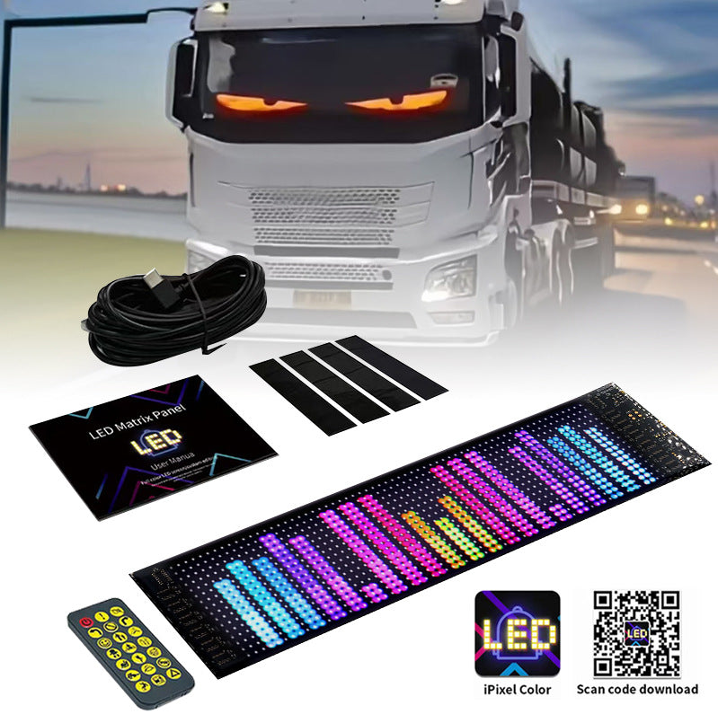 【Compre 1 y llévese 1 gratis】💡🎫 Pantalla LED para coche suave, delgada y flexible con ajustes de bricolaje.