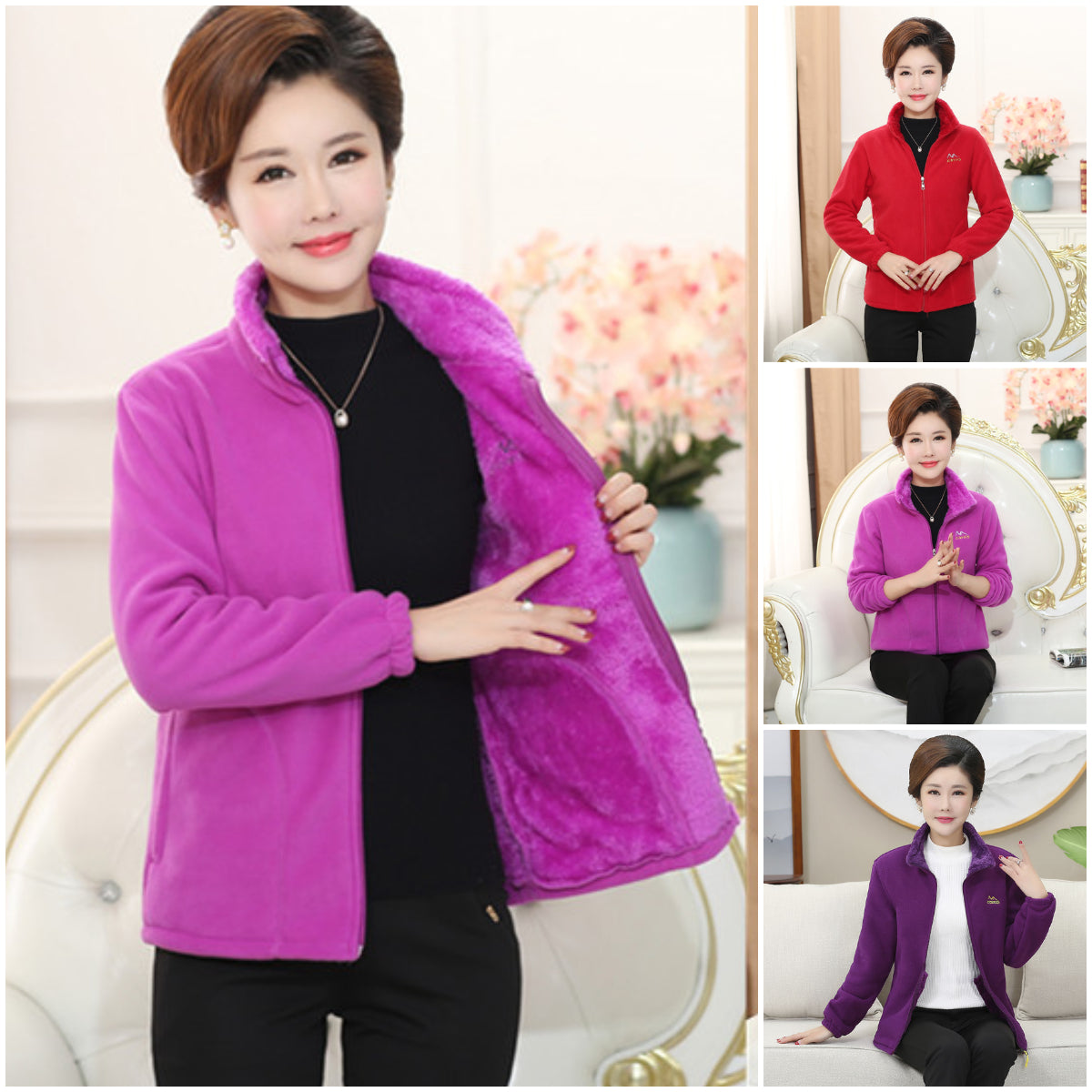 ❄️🧥【XL-5XL】Damska gruba kurtka polarowa