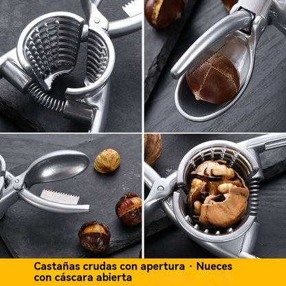 🔥【Compre 1 y obtenga 1 gratis】Abrazadera multifuncional para nueces y castañas de uso doméstico