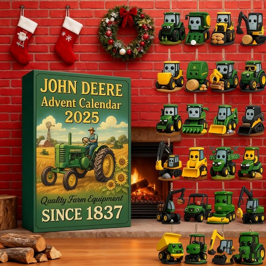 【Kup 1, otrzymaj 1 gratis】🎁🎁24 dni *Kalendarz adwentowy John Deere