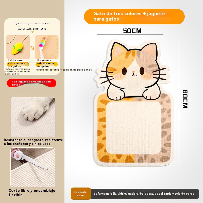 🏆【Compra 1 y llévate 1 gratis】【🔥Venta caliente】Rascador de pared para gatos que no requiere instalación - Rascador vertical Cube