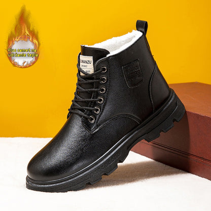 😎👍【39-44】Nové pánske zimné vysoké martinské čižmy s teplou podšívkou a protišmykovou úpravou