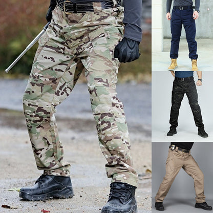 🔥【S-6XL】Spodnie cargo dla mężczyzn, spodnie wojskowe ❤️ (dla wagi 40-105 kg)