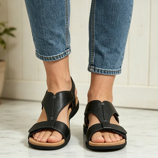 ✨Poslední den slevy 50 %! 【36-43】Letní sandály s měkkou podrážkou a oporou klenby, ležérní a pohodlné