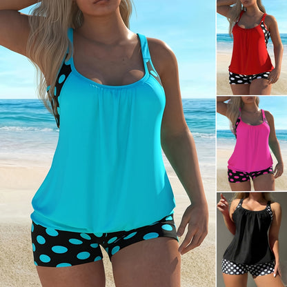 🏖️【S-5XL】Stylový rychleschnoucí plavkový set s potiskem, prodyšný a pohodlný