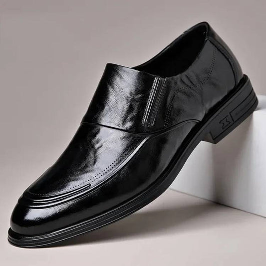 ✨🔥【Specjalne lato🔥】Męskie buty biznesowe w stylu brytyjskim z miękkiej skóry ✅miękka skóra ✅oddychające ✅miękka podeszwa ✅codzienne