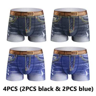 🩳【Kupte 2 a získejte 2 zdarma】Pánské prodyšné bavlněné boxerky