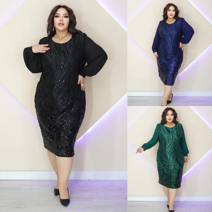 💖💖【S-5XL】Nowa i elegancka sukienka z szyfonu wysokiej jakości
