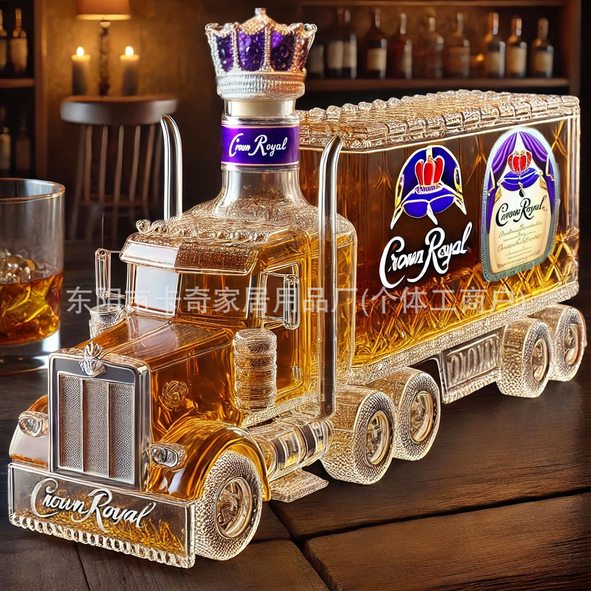 🚚Butelka na whisky do ciężarówki