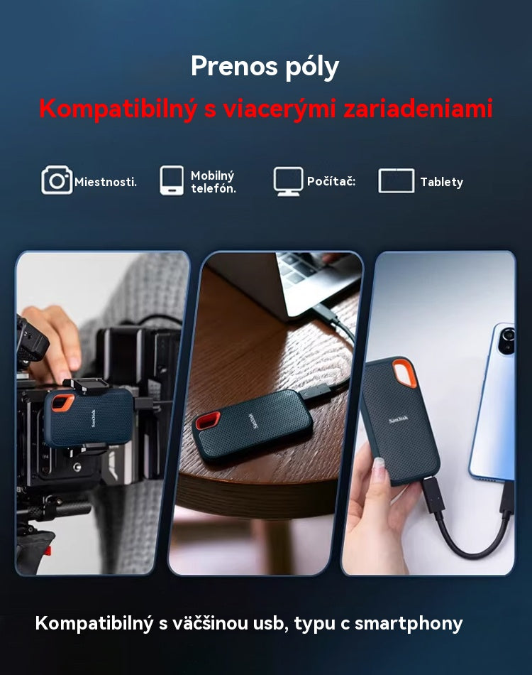 【Posledný deň 🔥50% zľava】💥【32TB】 Vysokorýchlostný a veľkokapacitný mobilný pevný disk