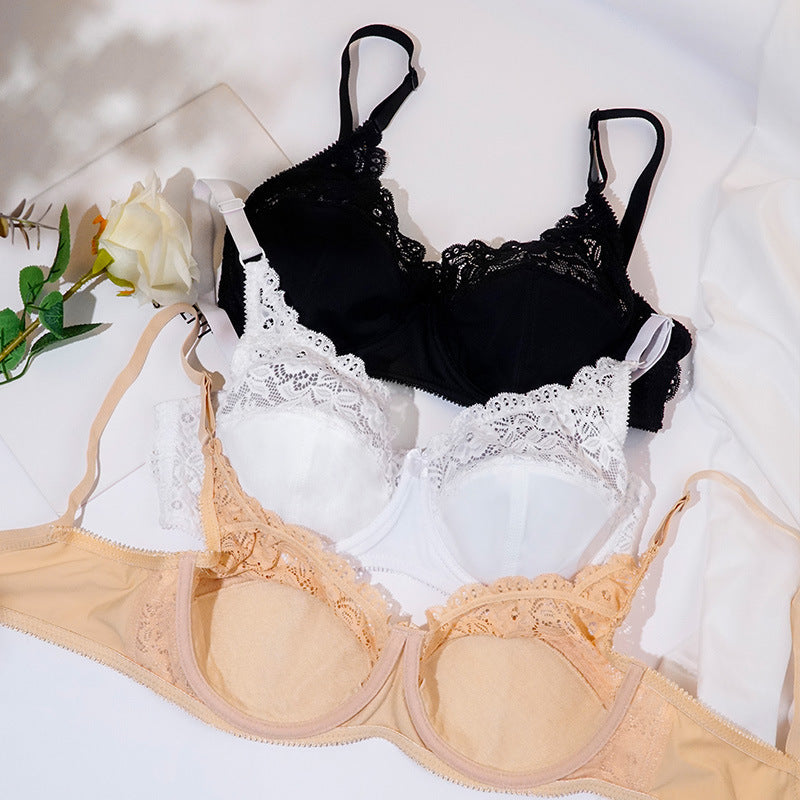 🔥50% de descuento🥰【Compra 1 y llévate 1 gratis】Sujetador moldeador de encaje para mujer de talla grande con entretelas y aros