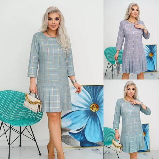 💜💚 【S-5XL】Wysokiej jakości modna sukienka