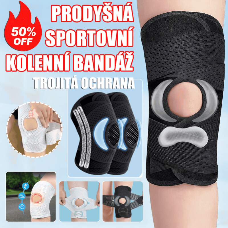 🦵【Kup 1 a získej 1 zdarma】Dvojité pružinové chrániče kolen, vhodné pro běh, cyklistiku, hraní míče a jiné sporty