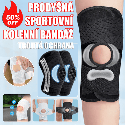 🦵【Kup 1 a získej 1 zdarma】Dvojité pružinové chrániče kolen, vhodné pro běh, cyklistiku, hraní míče a jiné sporty