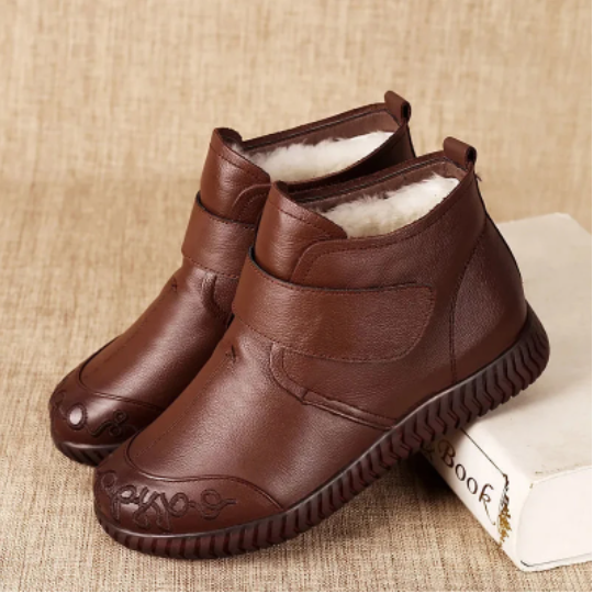 🎉Zľava čoskoro končí! 🎉【35-40】Nové športové protišmykové ležérne kožené čižmy, pohodlné a nie objemné.