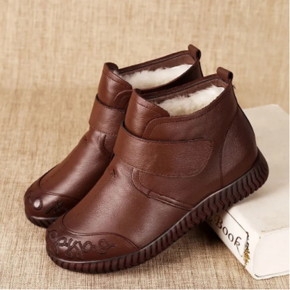 🎉Zľava čoskoro končí! 🎉【35-40】Nové športové protišmykové ležérne kožené čižmy, pohodlné a nie objemné.