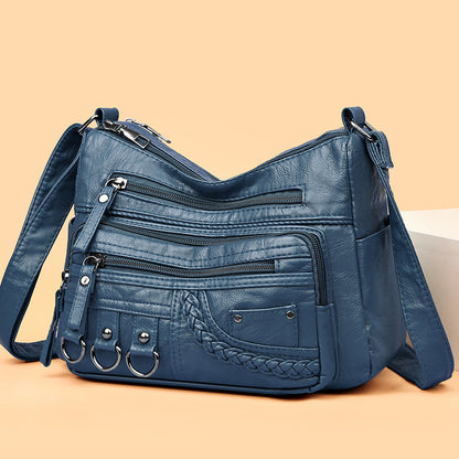 💥【50% zľava po obmedzenú dobu】👜2025 nová mäkká kožená veľkoobjemová kabelka cez rameno/crossbody 