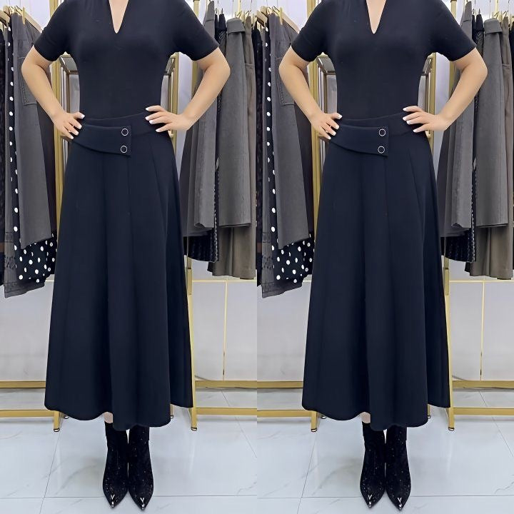 👗🎀 [S-4XL] Jesienno-zimowa wełniana spódnica midi