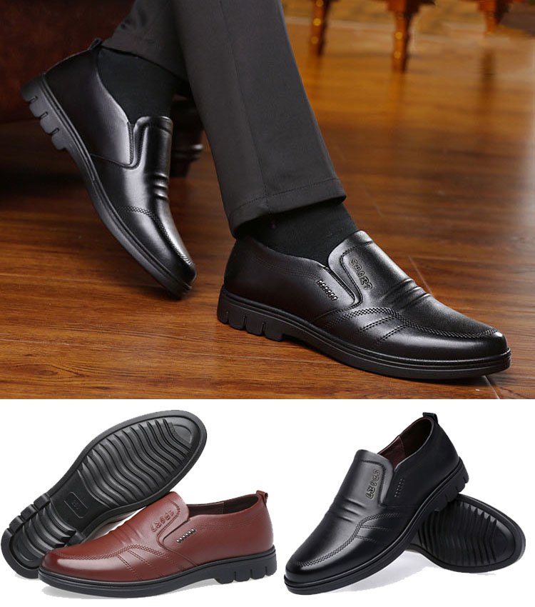 🔥🔥🔥【39-44】 Modne męskie buty biznesowe z prawdziwej skóry