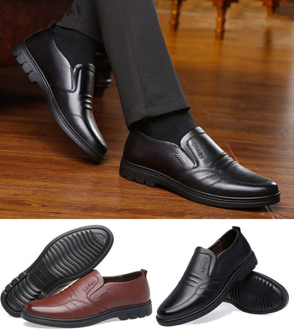 🔥🔥🔥【39-44】 Modne męskie buty biznesowe z prawdziwej skóry