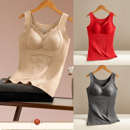 🔥【Zestaw 3 sztuk】❤️【40-100 kg】Biustonosz z koronką z puchu gęsiego na jesień/zimę, z pięknym wzorem na plecach, unosi i podtrzymuje piersi, zapobiega ich opadaniu✅