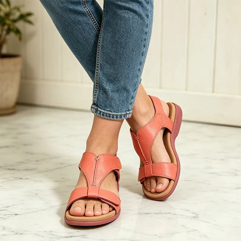 ✨Poslední den slevy 50 %! 【36-43】Letní sandály s měkkou podrážkou a oporou klenby, ležérní a pohodlné