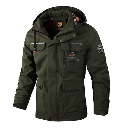 🔥【Mitad de precio otoño/invierno】Abrigo calientito para hombres modelo 2025, antiviento y impermeable_4183604