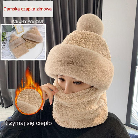 🎉 🔥Nová, teplá zimná čiapka z ovčej vlny, je teplá a hrubá 