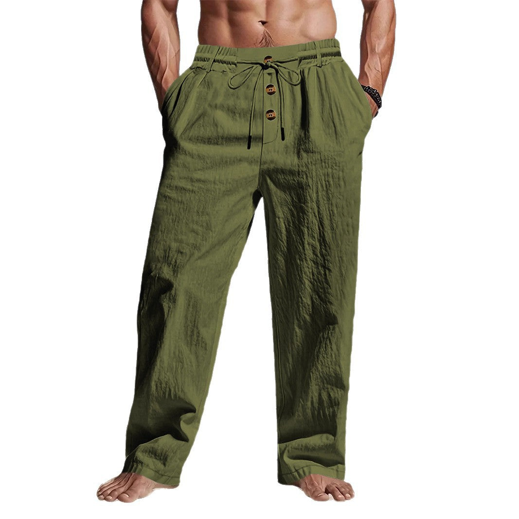 👖👖【S-3XL】¡Oferta por tiempo limitado! Pantalones caseros de hombre de alta calidad. Corte entallado y recto, transpirables y cómodos.