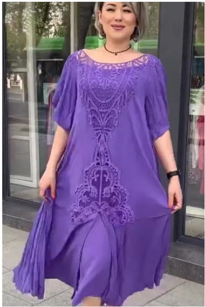 🔥❤️【S-5XL】Nowa sukienka 2025, plus size, na co dzień wygodna