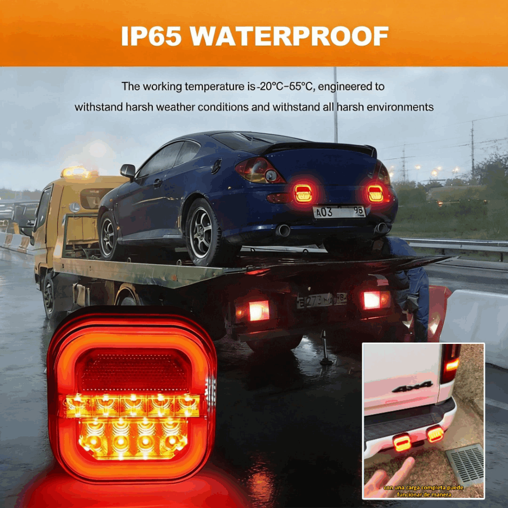 【Uniwersalne 12V/24V】🚦 Światła LED do przyczep