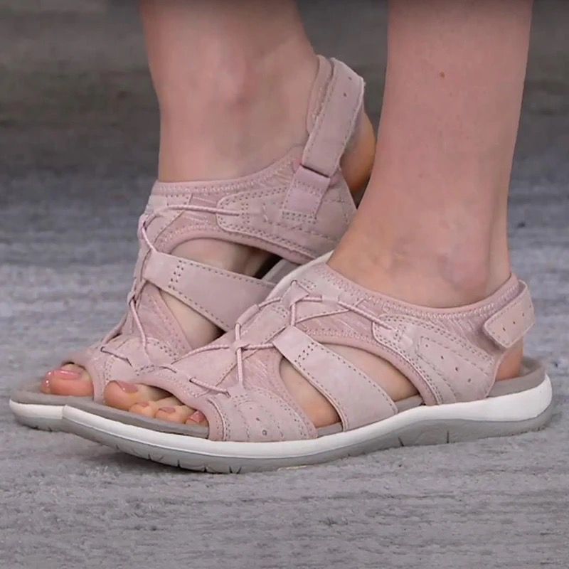 👡【35-44】 Légáteresztő retro divatos alkalmi, légáteresztő strandszandál