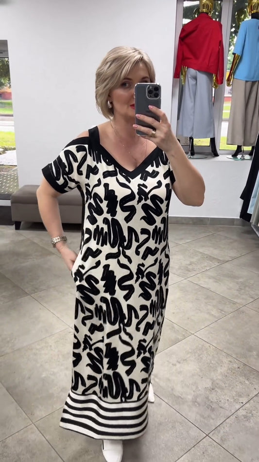 【🔥Najlepiej sprzedające się】👗Nowa modna sukienka, klasyczny design, elegancka i prosta