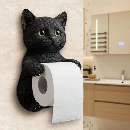 🐱【50%OFF】Držiak na toaletný papier s roztomilým mačacím motívom