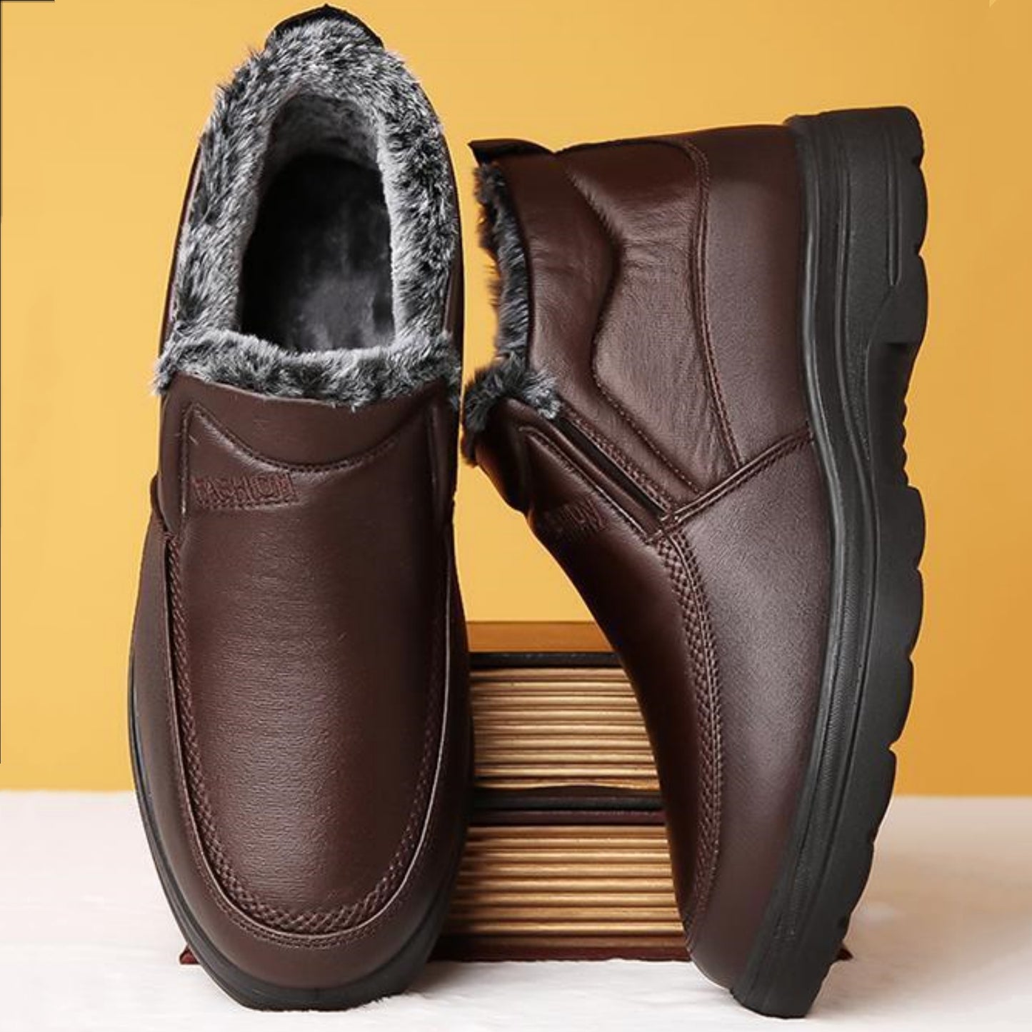 ❄️🥾【38-48】Nuevas botas de nieve de invierno para hombre, engrosadas con terciopelo y cálidas.