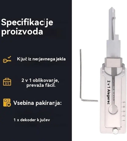 🔐Časovno omejena ponudba🔑 - 50 % popusta🔥Dekoder ključev iz nerjavečega jekla