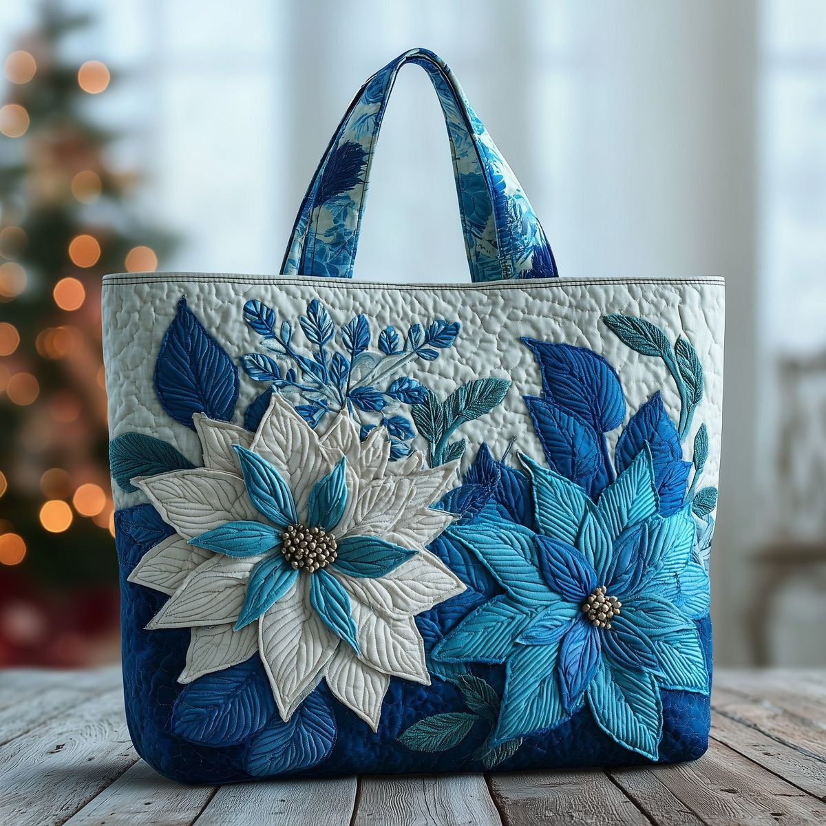 ✨👜Torebka z nadrukiem kwiatowym (43 cm szerokości, 40 cm wysokości)