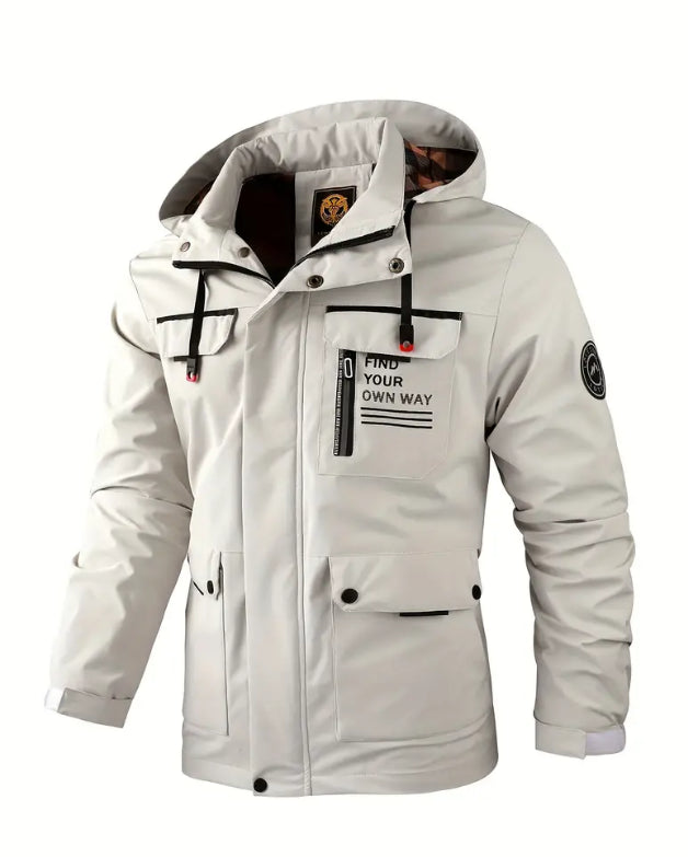 🔥【Mitad de precio otoño/invierno】Abrigo calientito para hombres modelo 2025, antiviento y impermeable_4183604