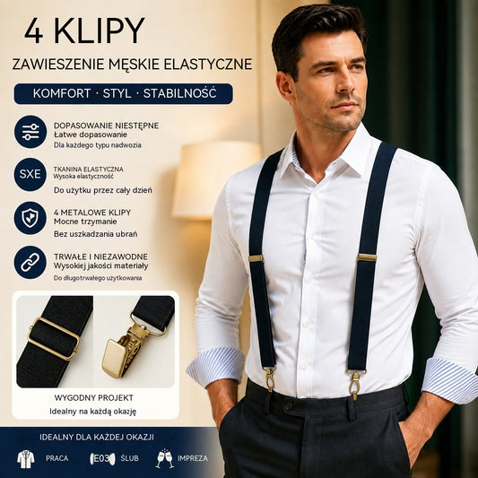 📢📢50% TANIEJ! 🧷Gorsety męskie z krzyżującym się tyłem i klipsami🧷