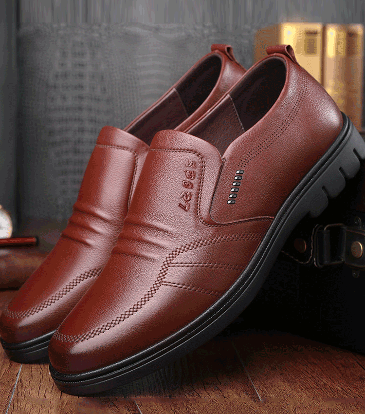 👞Descuento de otoño49% OFF🔥【39-44】Zapatos de negocios de cuero genuino para hombres