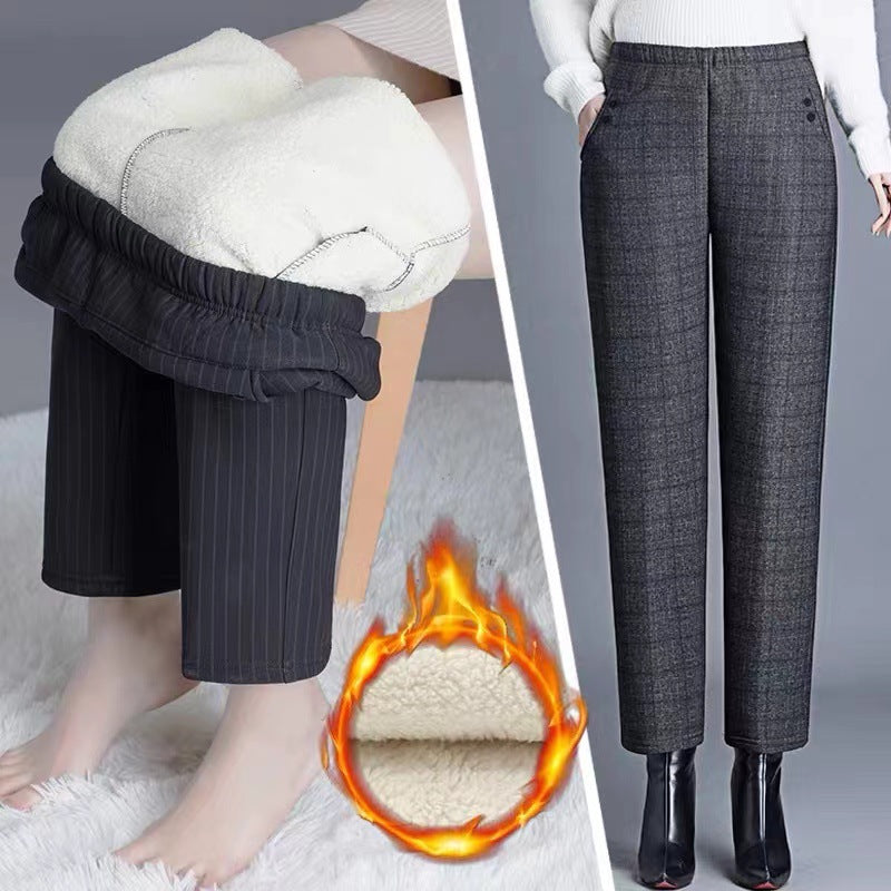 🏆Kup 1, otrzymaj 1 gratis🔥【45-90 KG】Nowe damskie spodnie z wysokim stanem i prostymi nogawkami, idealne na jesień i zimę
