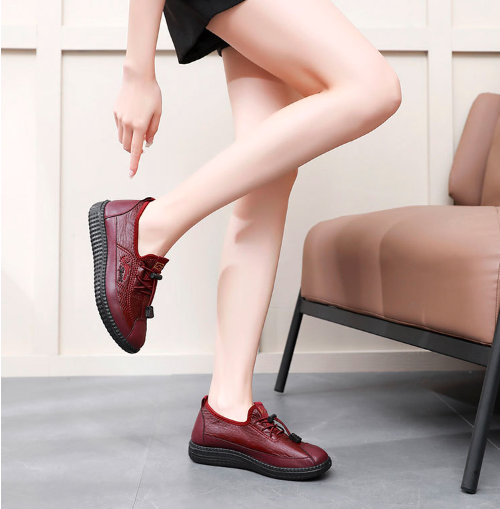 ✨Limitowana oferta 43% 【35-41】🔥zniżki na damskie skórzane buty z miękką, antypoślizgową podeszwą w rozmiarach