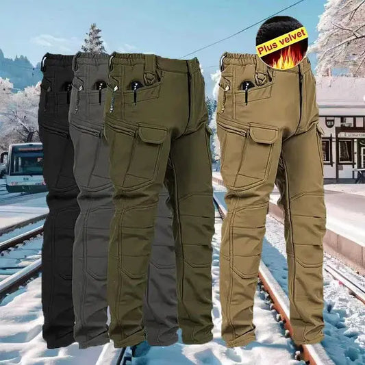 ⏳ 50% KEDVEZMÉNY! 🔥Taktikai katonai nadrágok férfiaknak, szélálló és melegítő